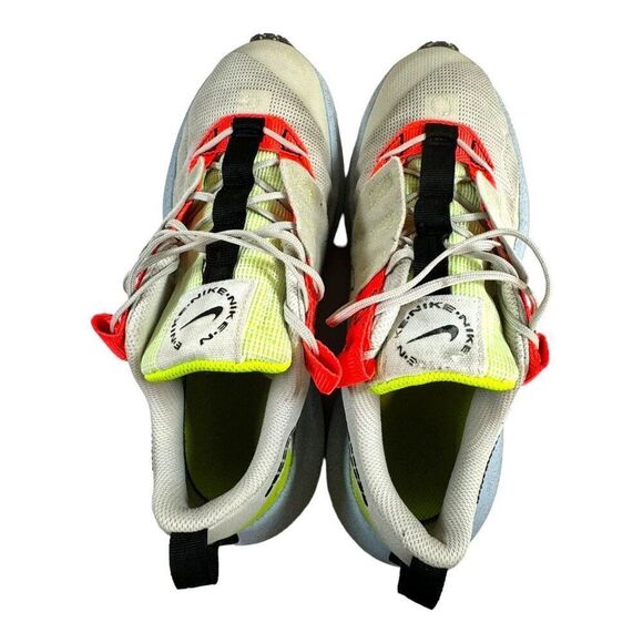 Nike Youth Running Shoes DB3351-010 6Y Neon & Red Mesh Sneakers Crater Impact - Picture 11 of 11